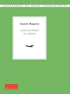 cover image of Fabulaciones en prosa